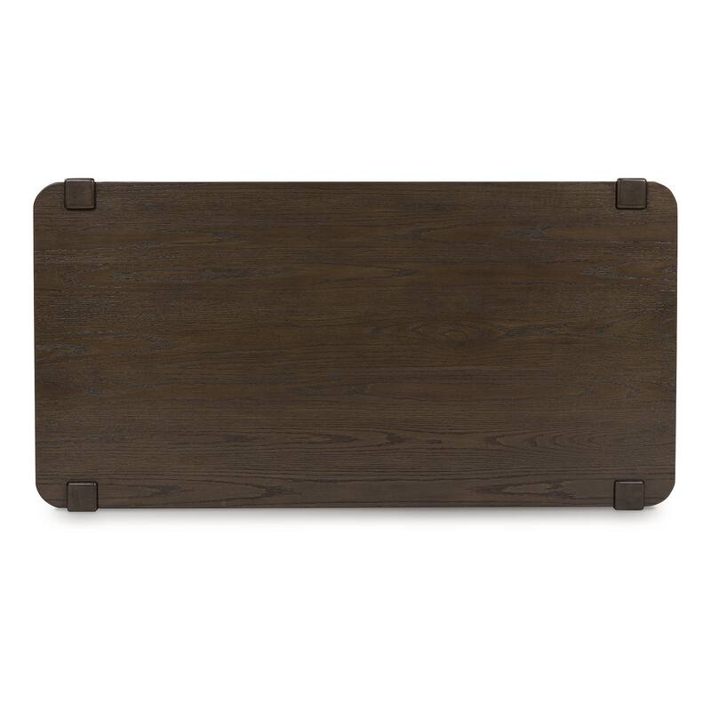 Signature Design by Ashley Breckington Brown Coffee Table - 50"W x 26"D x 18"H
