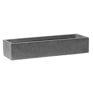 Pottery Pots Balcony Extra Small Fiberstone Modern Rectangle Planter ...