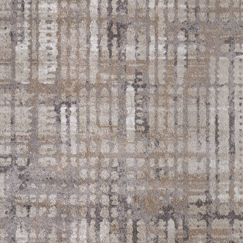 HomeRoots Abstract Industrial Rectangle Area Rug