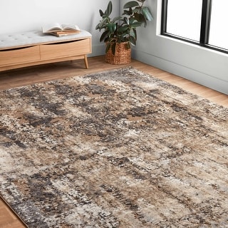 Alexander Home Giovanni Abstract Transitional Area Rug - Bed Bath ...