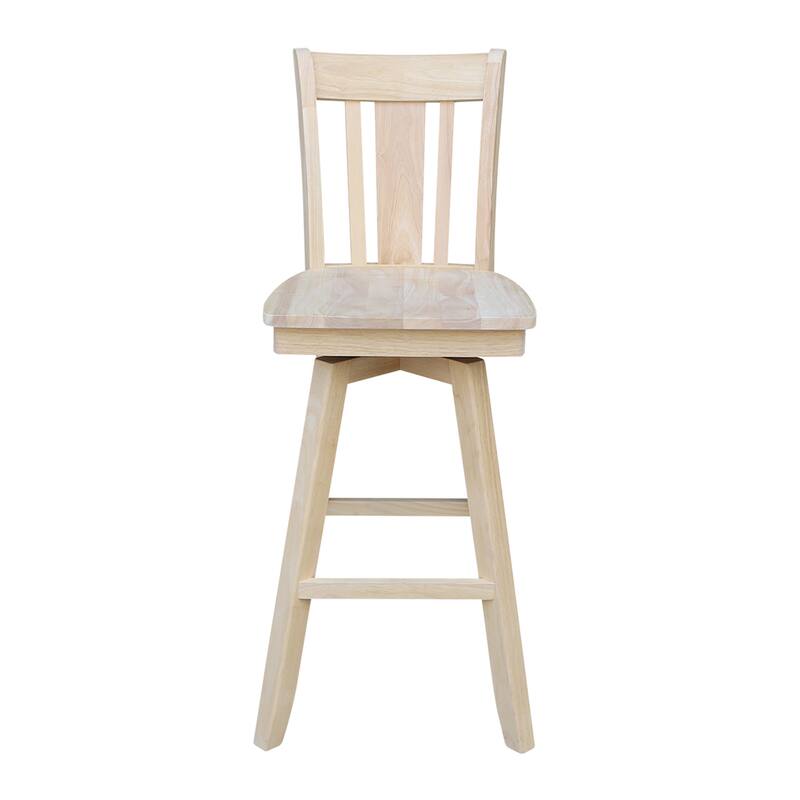 San Remo Solid Wood Swivel Stool