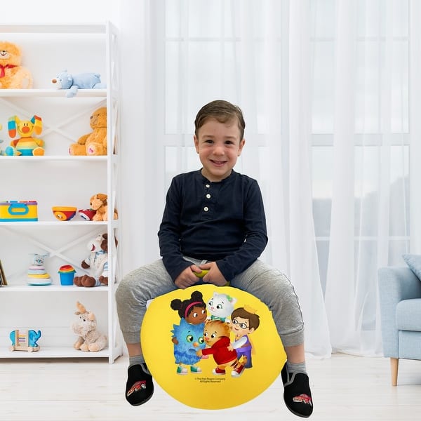 slide 2 of 6, BounceZiez Daniel Tiger's Neighborhood 15" Inflatable Bouncy Hopper Ball with Pump