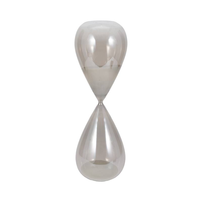 Contemporary Hourglass Sculpture for Home Decor - Stylish Decorative Object