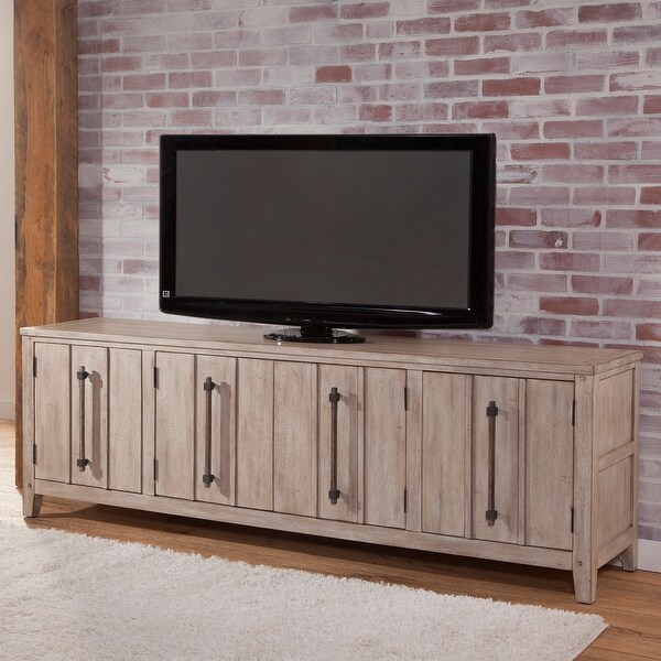 Asher 80inch Rustic Finish TV Console by Greyson Living Overstock