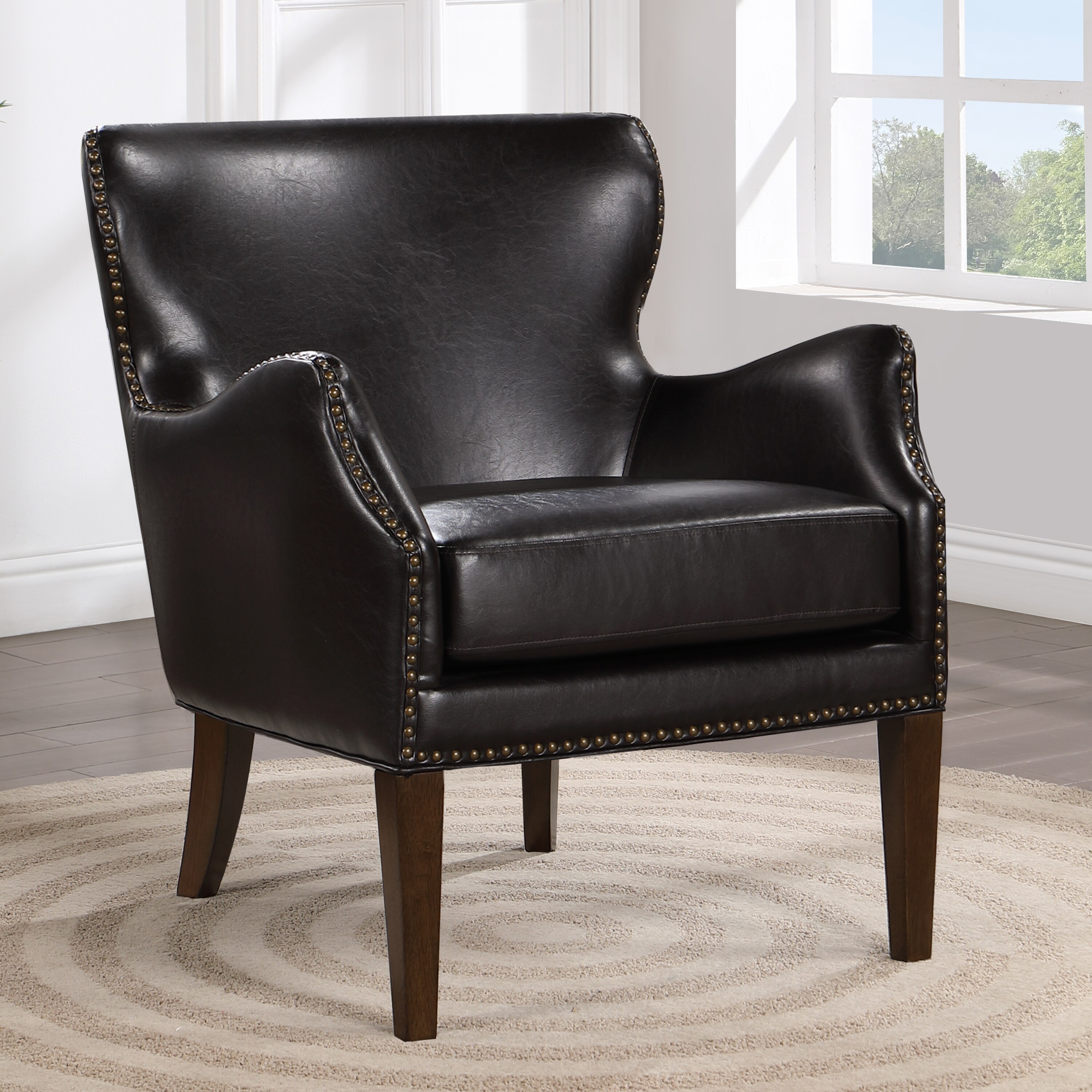 Slope arm accent sale chair