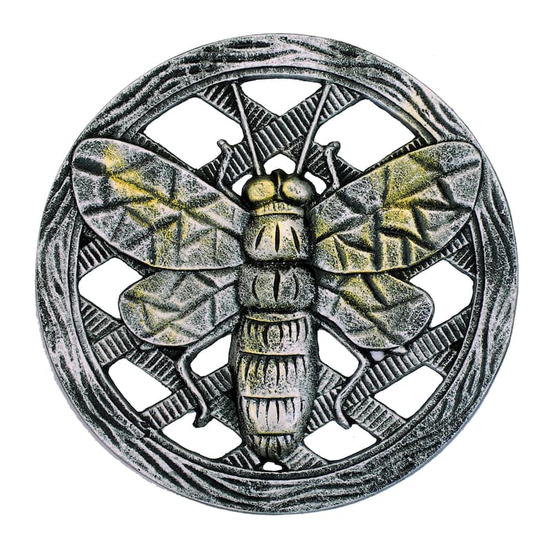 Cast Aluminum Bee Stepping Stone