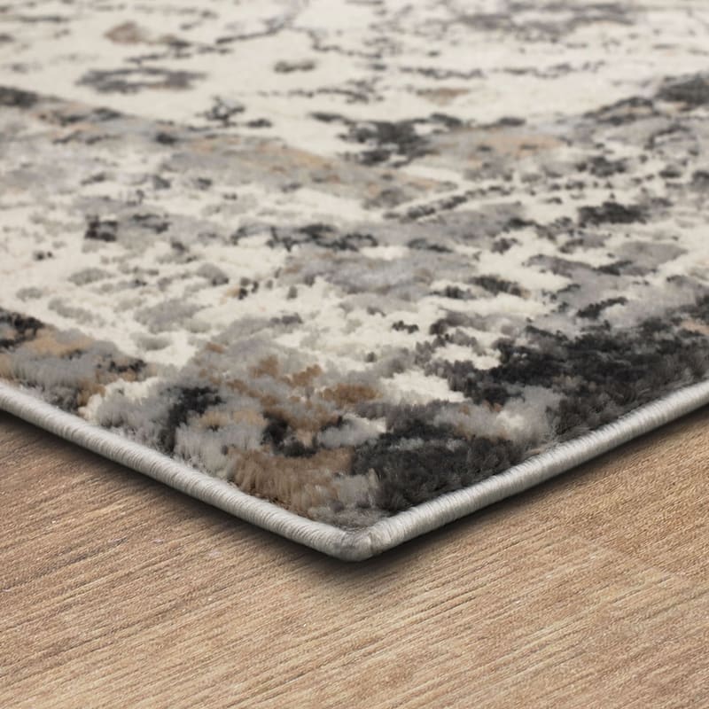 Mohawk Home Fredia Floral Ornamental Woven Area Rug
