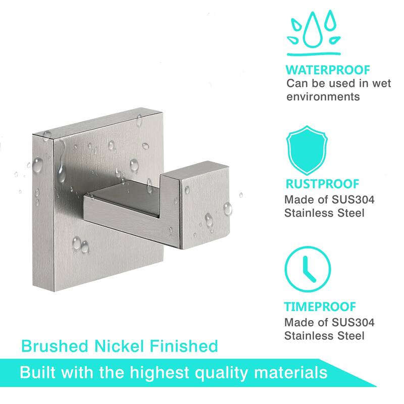 AITINKAN Robe Hook and Towel Hook in Stainless Steel