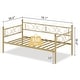 preview thumbnail 27 of 29, Twin Metal Daybed Frame