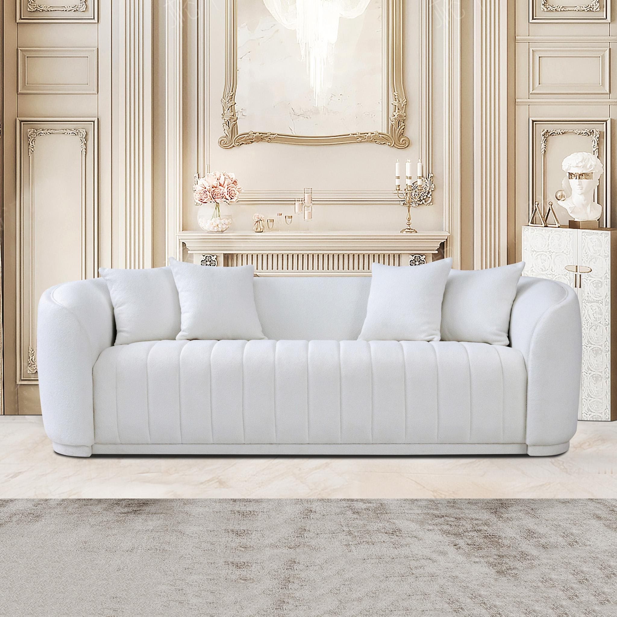 Modern tight top back sofa