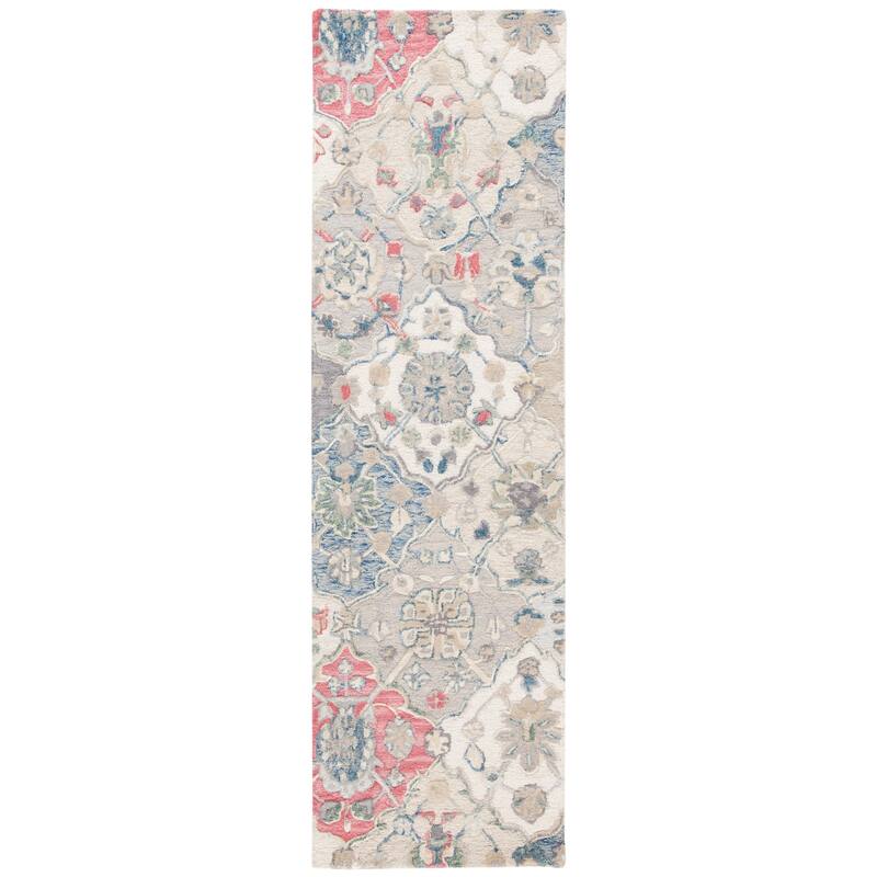 SAFAVIEH Handmade Glamour Noella Floral Wool Rug