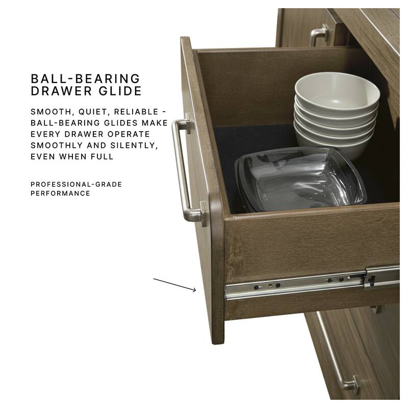 Signature Design by Ashley Cadmori Beige/White Dresser and Mirror