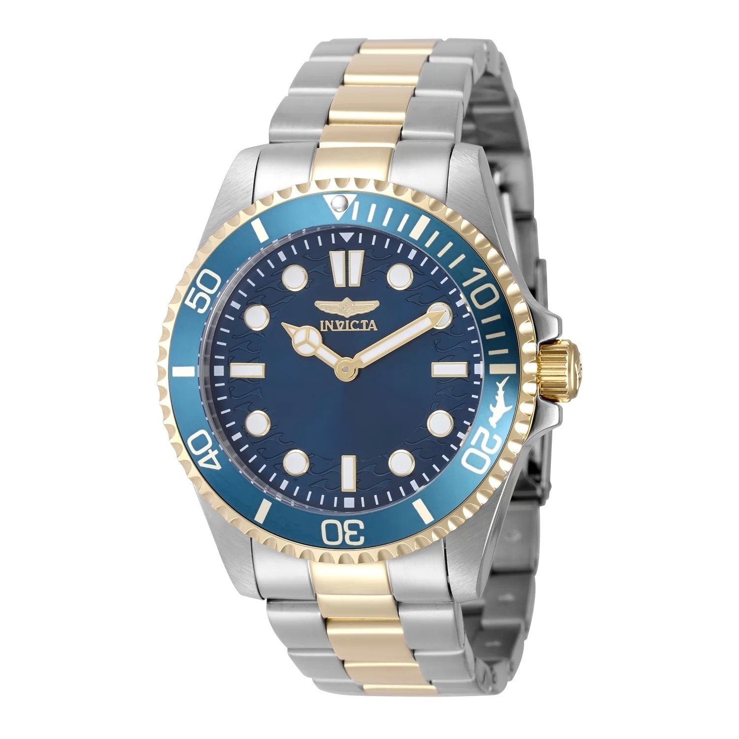 Invicta Men's 49696 Pro Diver Quartz PC20S Brass Dial Watch