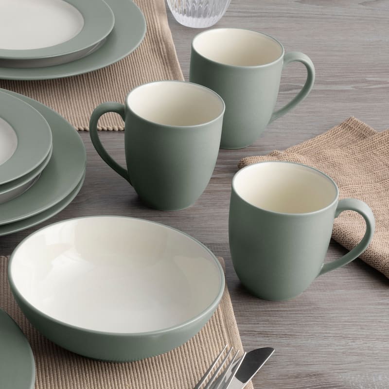 Noritake Colorwave 16-Piece Rim Dinnerware Set, Service For 4