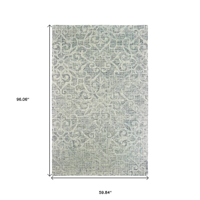 HomeRootsGeometric Transitional Rectangle Area Rug