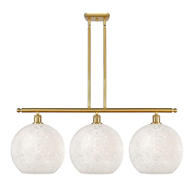 Innovations Lighting 516-3I-14-39-White Mouchette-Indoor Pendant White
