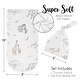 preview thumbnail 5 of 4, Sweet Jojo Designs Jungle Safari Animal Boy Girl Gender Neutral Unisex Baby Cocoon and Beanie Hat Sleep Sack 2p Elephant Giraffe