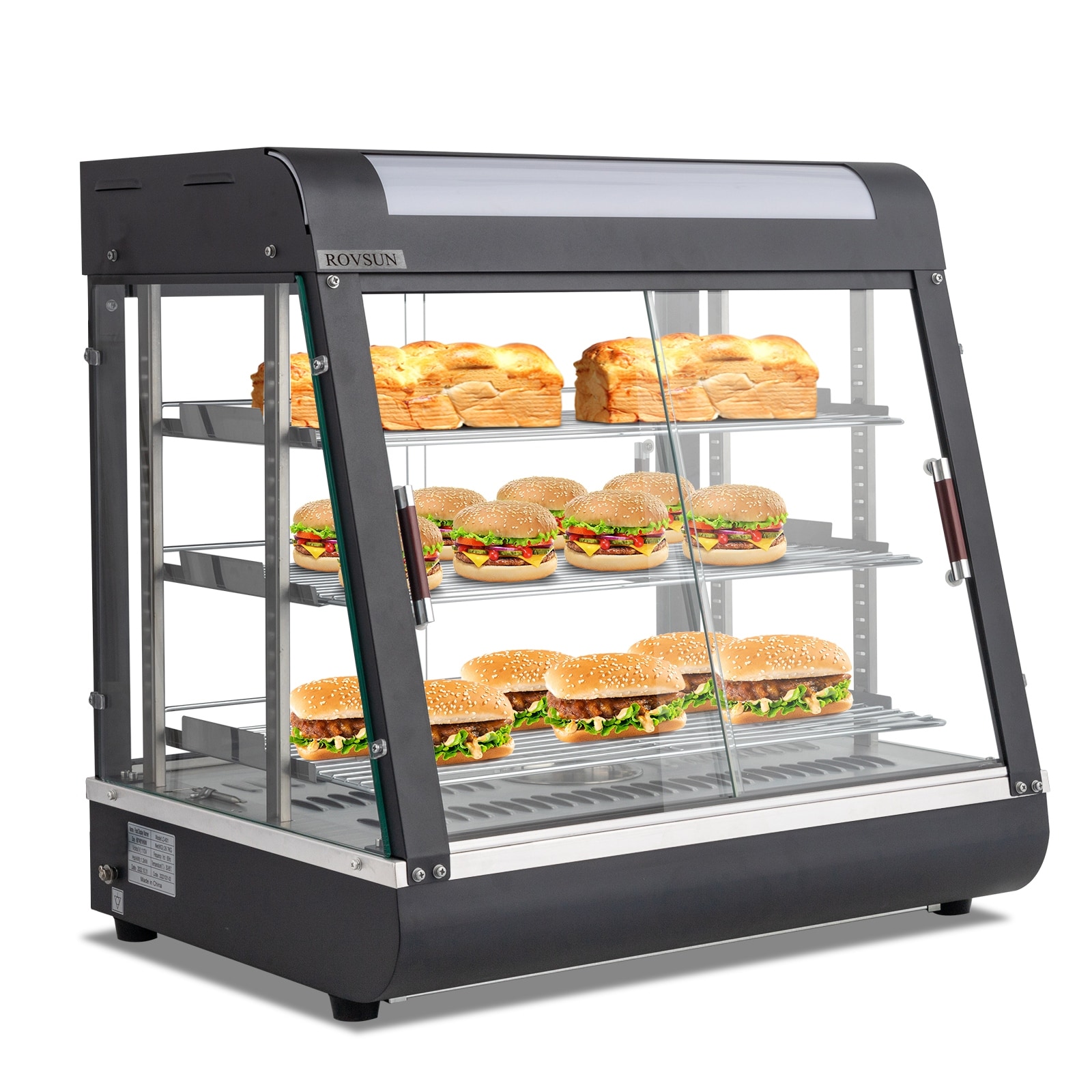 1200-Watt 26in Commercial Countertop Food Warmer