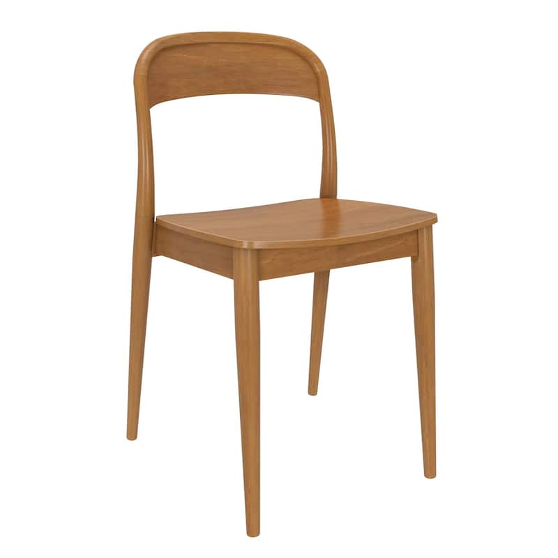 Plank and Beam Loar Mid-Century Modern Solid Wood Dining Chair