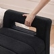 preview thumbnail 31 of 38, 66"W Teddy Storage Bench for Bedroom End of Bed with Arm and Two Pillows