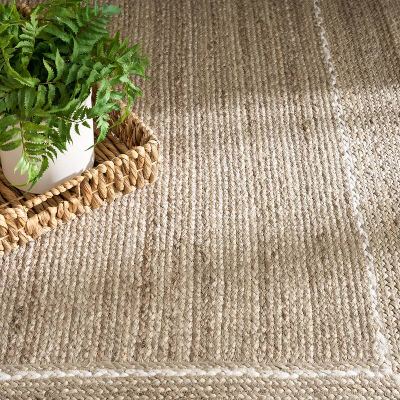 Nourison Terrazzo Jute Indoor only Solid Area Rug