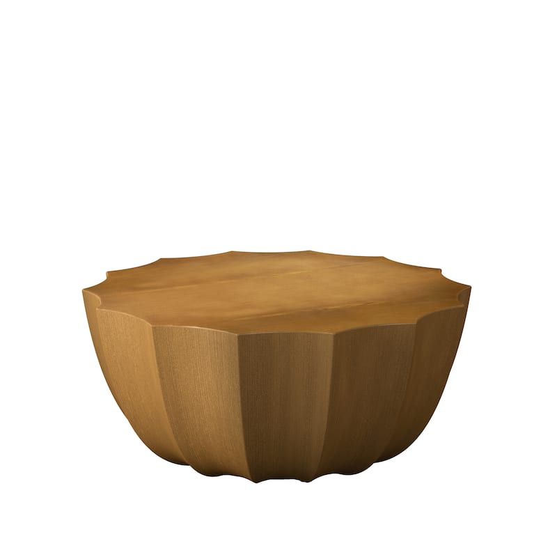 35.43" Modern Indoor/Outdoor Waterproof Coffee Table - Durable MgO Cement Design