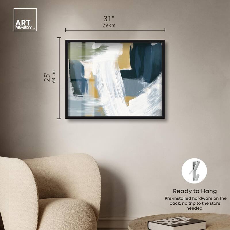 Moss Layers III Shadowbox by Art Remedy