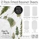 preview thumbnail 6 of 4, Sweet Jojo Designs Sage Green Woodland Boy, Girl, Unisex/Gender Neutral 2 Pack Baby Bassinet Fitted Sheets -Hunter & Forest Tree