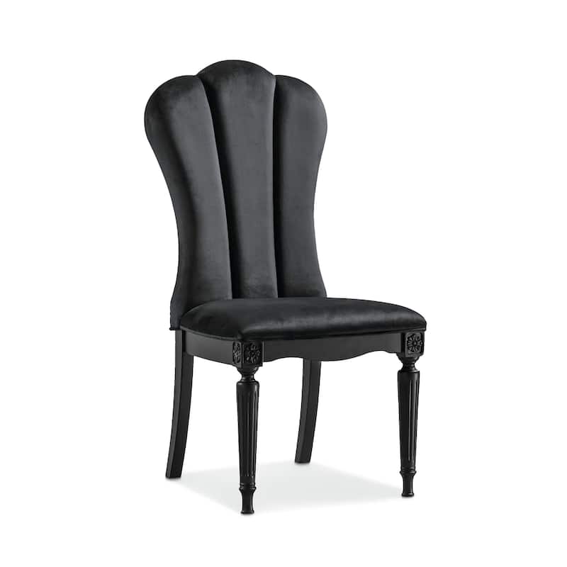 Furniture of America Seabliss Glam Solid Wood Dining Chairs (Set of 2)