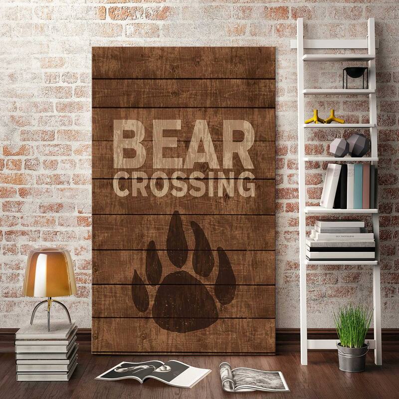 "Bear Crossing" Print on Canvas