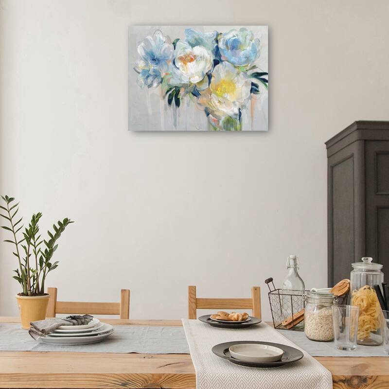 Floral Collage By Studio Arts Canvas Art Print