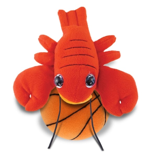slide 2 of 6, DolliBu Soft Huggable Red Lobster Stuffed Animal with Basketball Plush - 6 inches
