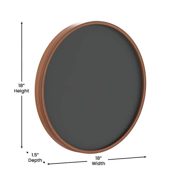 dimension image slide 3 of 6, Commercial Wall Mount Wooden Frame Magnetic Chalkboard