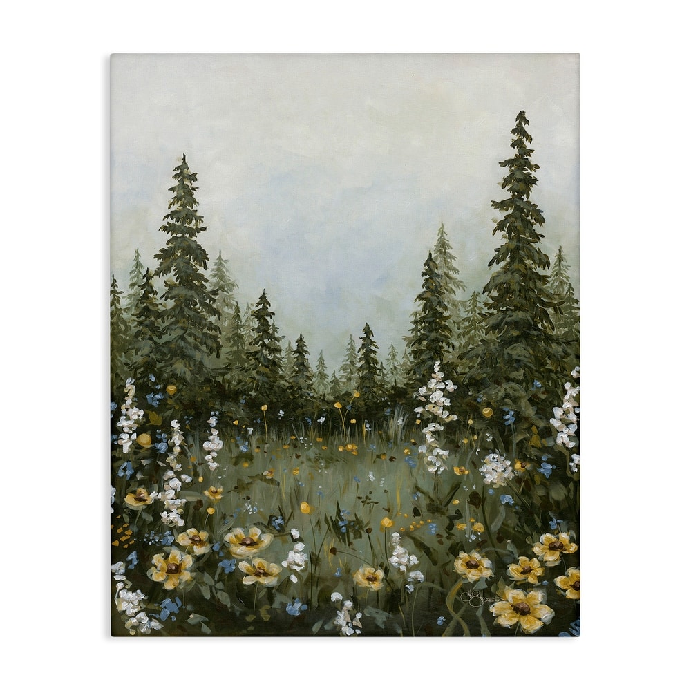 Stupell Forest Meadow Clearing Canvas Wall Art Design By Hollihocks Art