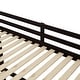 preview thumbnail 49 of 47, Kids Twin Ove Twin Bunk Bed with Pull-Out Trundle and 3 Storage Stairs, Safety Guardrails and Armrest