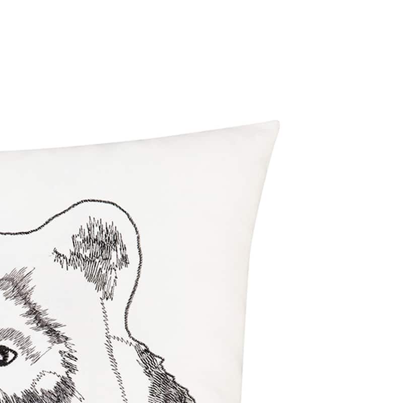 Bear Portrait Pillow