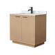 Option Light Straw / White Carrara Marble Top / Matte