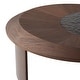 preview thumbnail 7 of 21, Set of 2 Round Coffee Tables, Mid-century Nesting Coffee Tables Sofa Center Tables