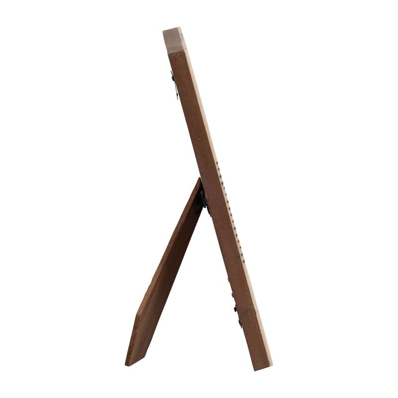 Polyresin Abstract Geometric Photo Frame - White, 4x6 in.