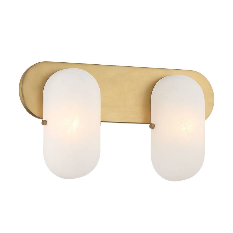 Minka Lavery 3702 Heathcote 2 Light 16" Wide Bathroom Vanity Light - Legacy Brass