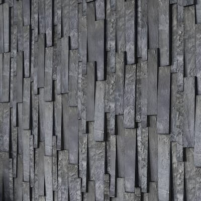 Linear Lines 6 in. x 12 in. Split Face Slate Wall Tile