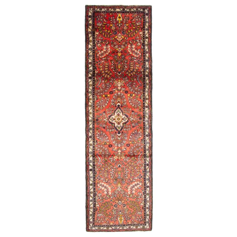 ECARPETGALLERY Hand-knotted Anadol Red Wool Rug - 2'8 x 9'3