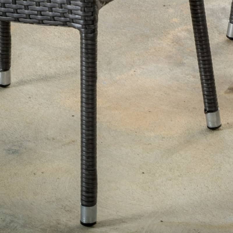 Christopher Knight Home - Set of 4 Mirage Modern Outdoor PE Wicker Stacking Armchair