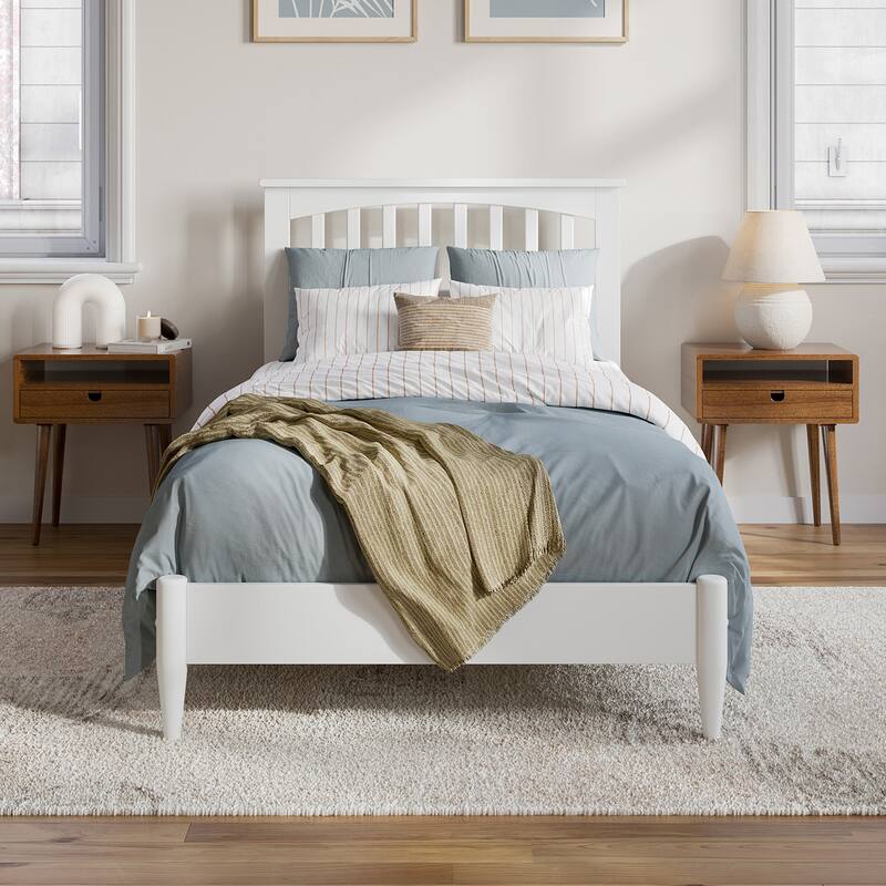 Becket Solid Wood Low Profile Platform Bed