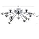 preview thumbnail 6 of 5, Orbit 20" 7-Light Metal LED Flush Mount, Chrome by JONATHAN Y