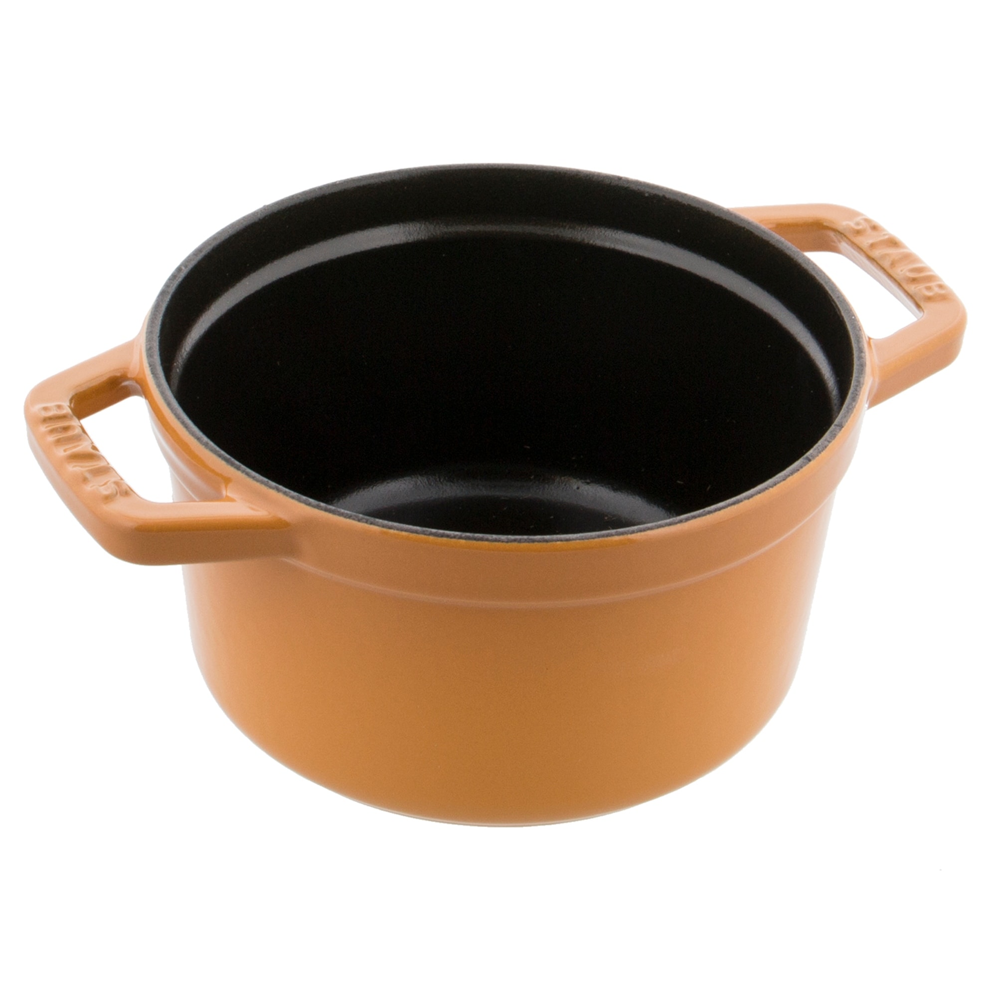 https://ak1.ostkcdn.com/images/products/is/images/direct/caea4e9bc878f1ba87803d35ce2c755a2425cc7b/Staub-Cast-Iron-0.75-qt-Round-Cocotte---Visual-Imperfections---Saffron.jpg
