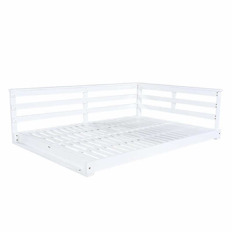 Country Patio Wooden Twin Size Swing Daybed Porch Swing Frame