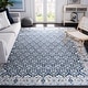 preview thumbnail 18 of 66, SAFAVIEH Brentwood Dile Oriental Damask Trellis Rug 10' x 13' - Navy/Light Grey - Rectangle