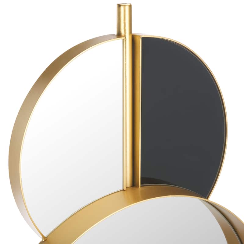 SAFAVIEH Viridiana Mid-Century Modern 17 x 35-inch Decorative Accent Mirror - 16.5 In. W x 3 In. D x 35 In. H
