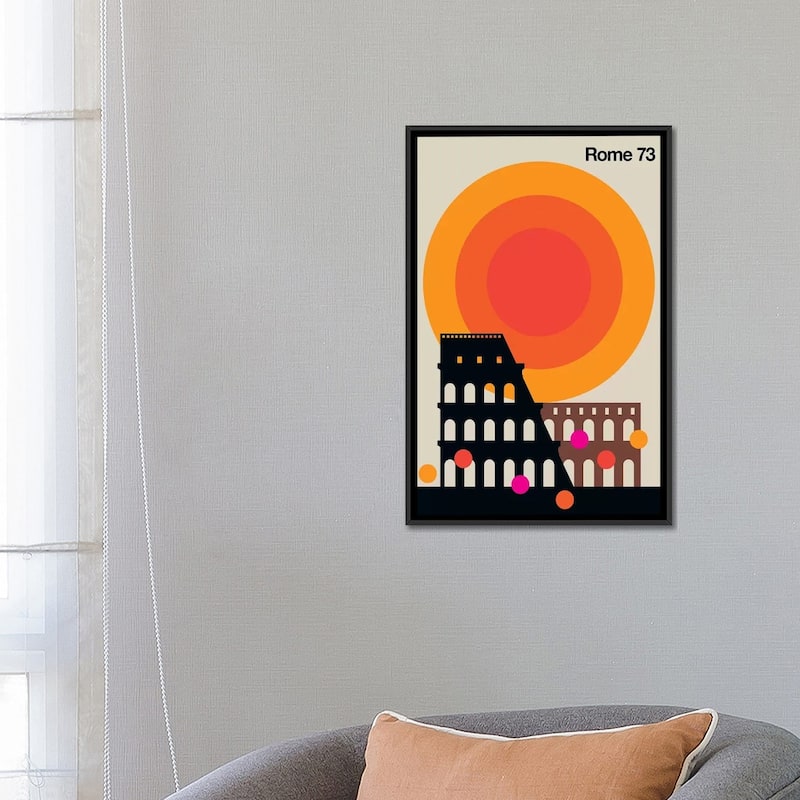 iCanvas "Rome 73" by Bo Lundberg Framed Canvas Print